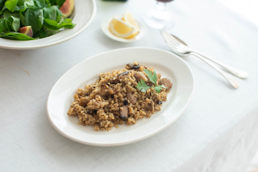 Risotto aux champignons