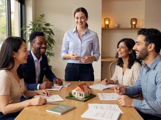 Clients internationaux re&ccedil;us dans leur langue en agence immobili&egrave;re