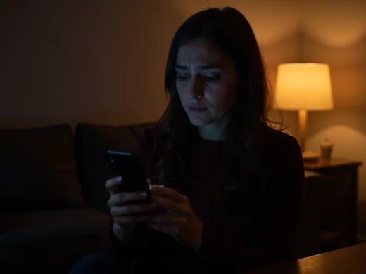 Personne renon&ccedil;ant &agrave; prendre rendez-vous depuis son t&eacute;l&eacute;phone
